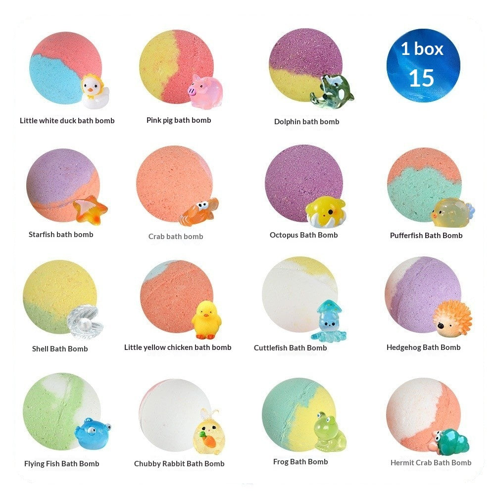 50g X 15 Bath Salt Balls Doll Bath Set