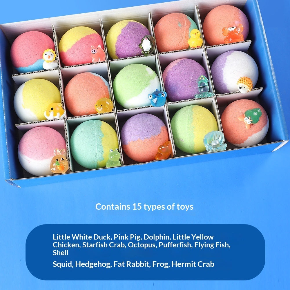 50g X 15 Bath Salt Balls Doll Bath Set