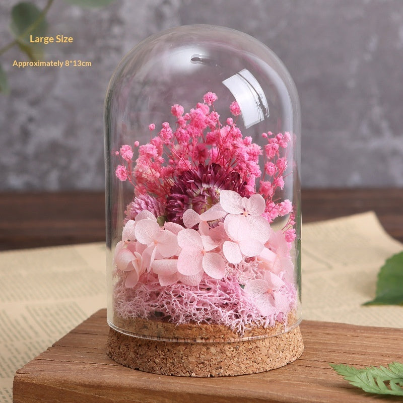 DIY Craft Kit Handmade Ornament Dried Flowers Glass Dome
