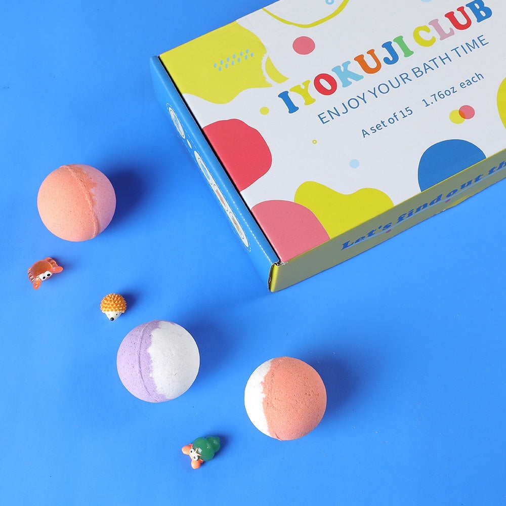 50g X 15 Bath Salt Balls Doll Bath Set