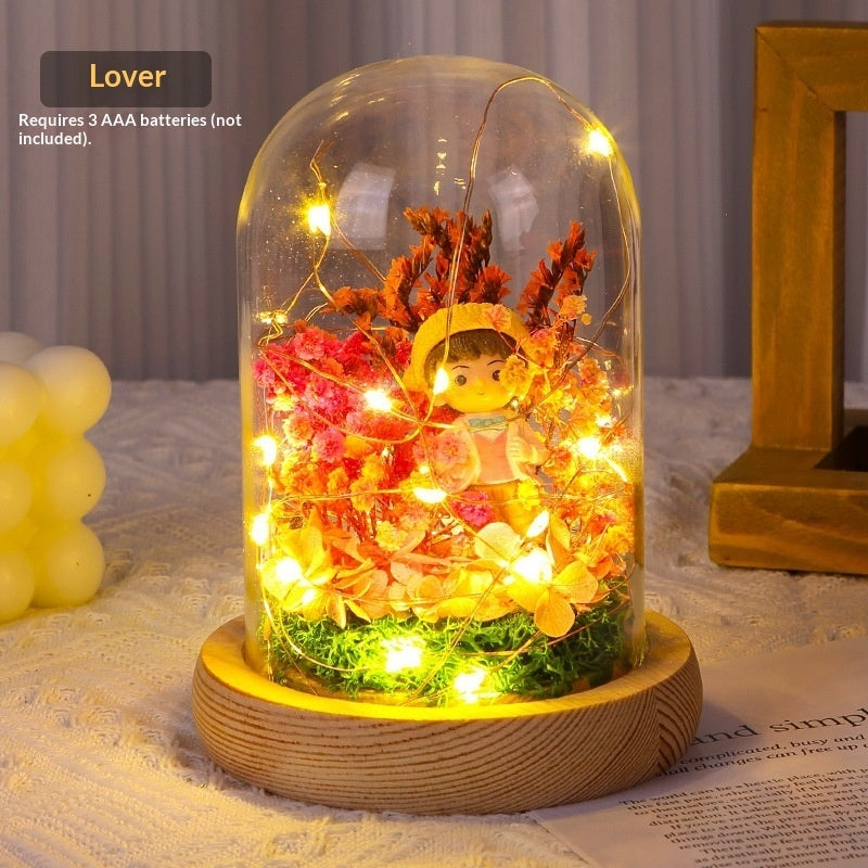 Preserved Flower DIY Materials Glass Dome Handmade