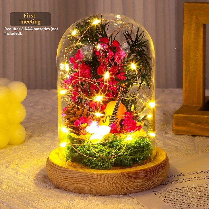Preserved Flower DIY Materials Glass Dome Handmade