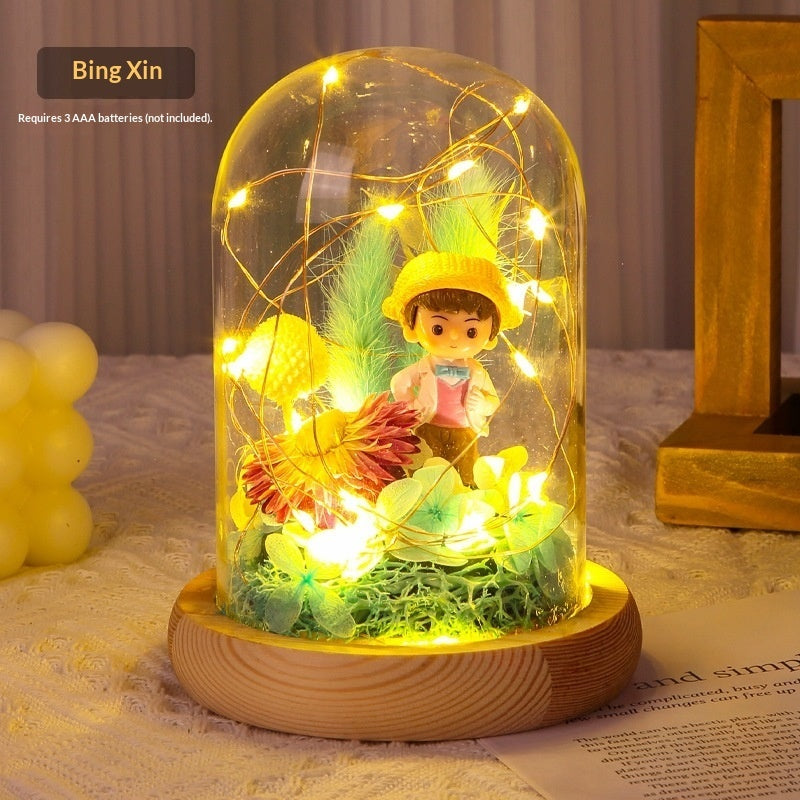 Preserved Flower DIY Materials Glass Dome Handmade