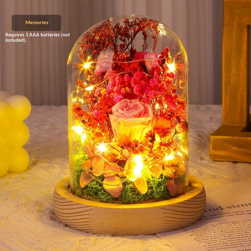 Preserved Flower DIY Materials Glass Dome Handmade