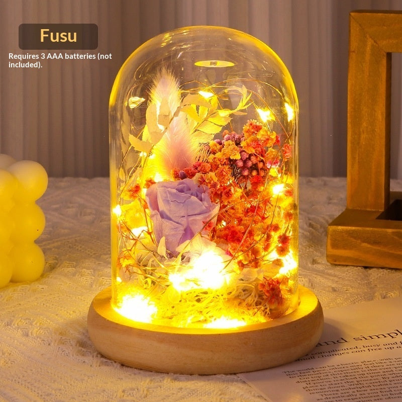 Preserved Flower DIY Materials Glass Dome Handmade