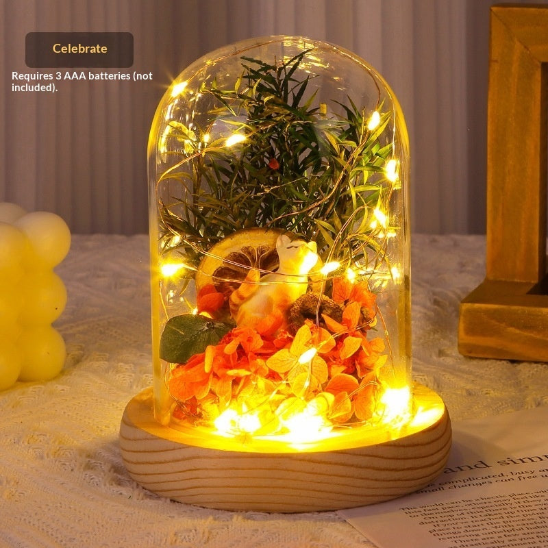 Preserved Flower DIY Materials Glass Dome Handmade