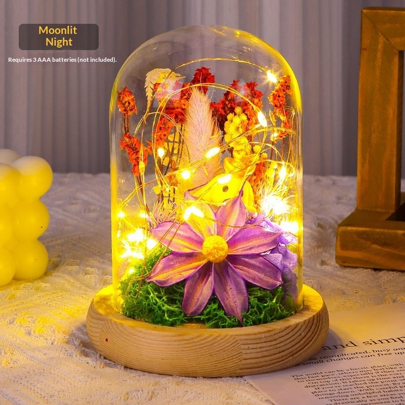 Preserved Flower DIY Materials Glass Dome Handmade